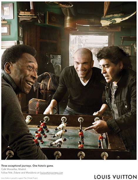 photo louis vuitton zidane pele maradona|Pele, Maradona and Zidane for Louis Vuitton .